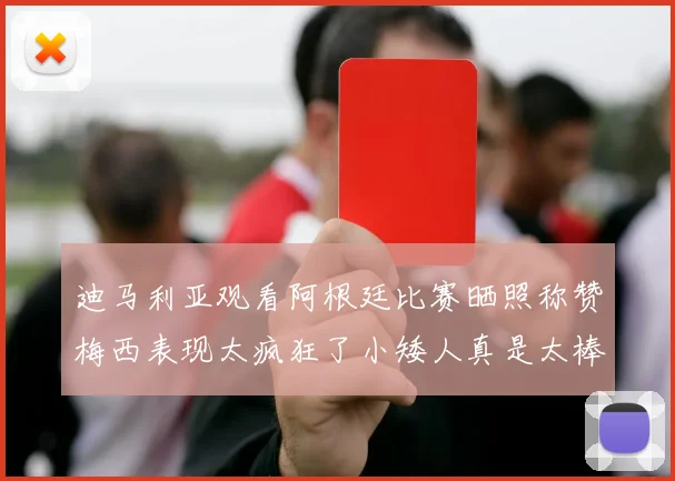迪马利亚观看阿根廷比赛晒照称赞梅西表现太疯狂了小矮人真是太棒了